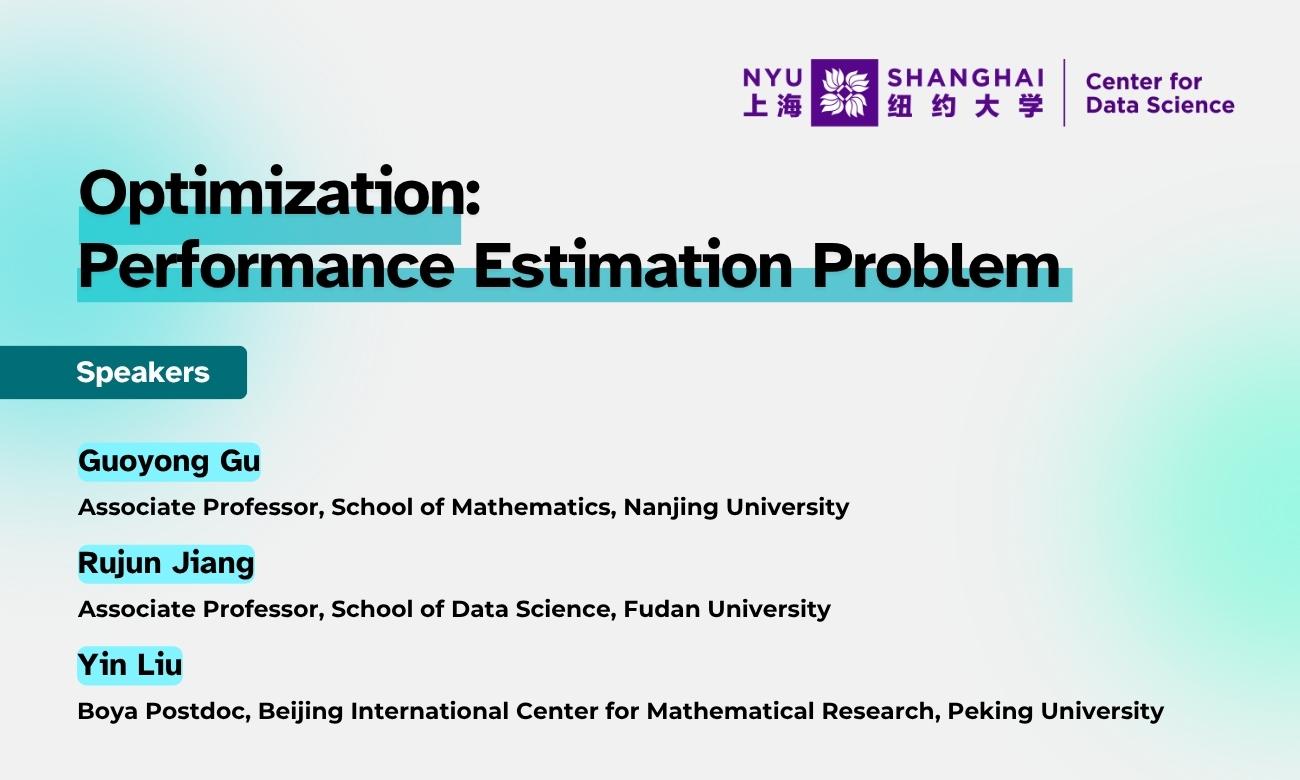 Optimization: Performance Estimation Problem